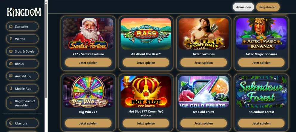 Kingdom Casino 200% Willkommensbonus bis zu €500 – Jetzt Spielen