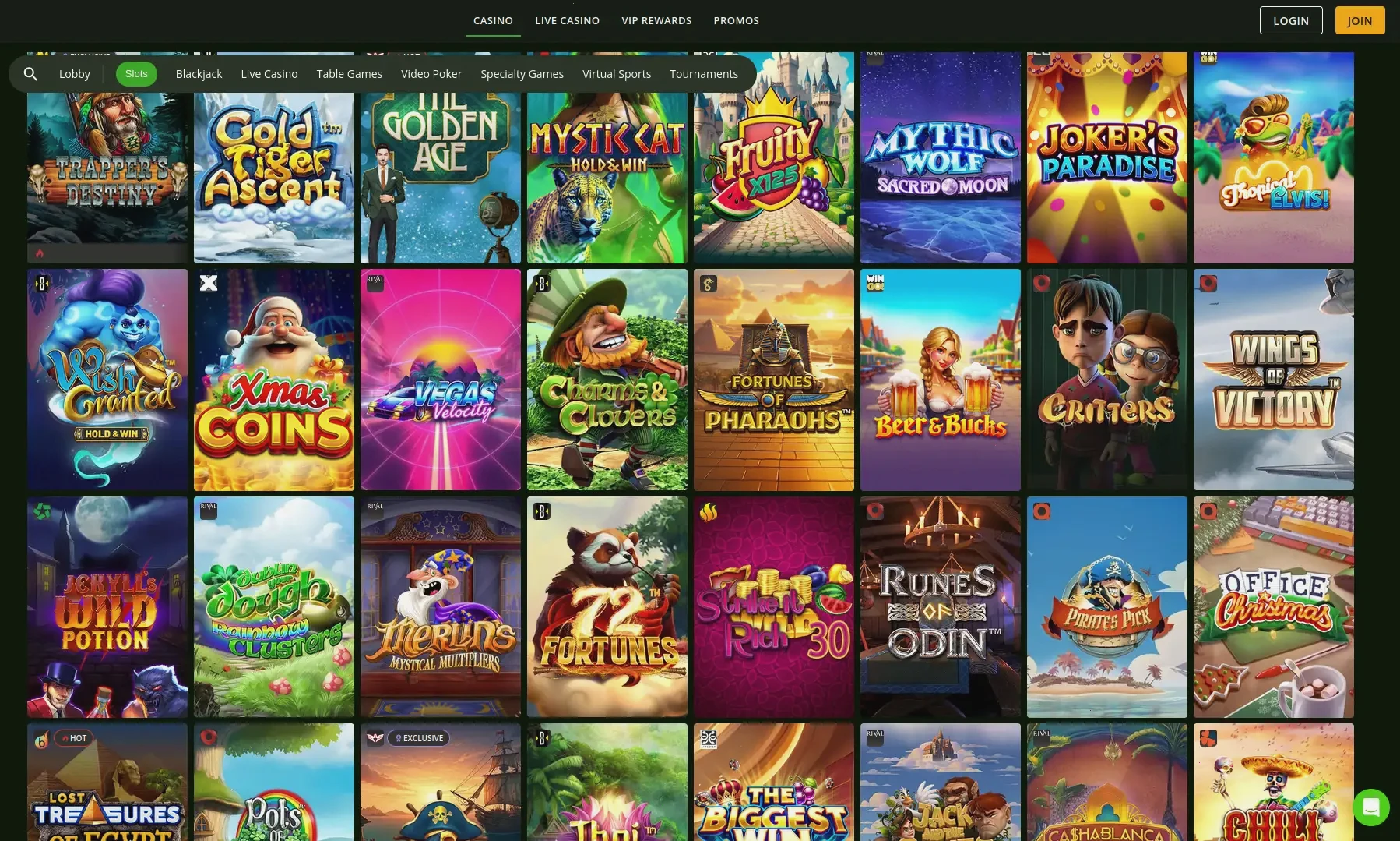 Kingdom Casino App auf einem Smartphone mit Live-Casino-Lobby